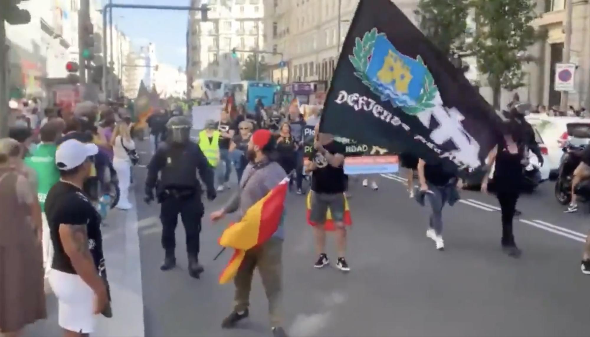 Manifestación Nazi Chueca 18 Septiembre